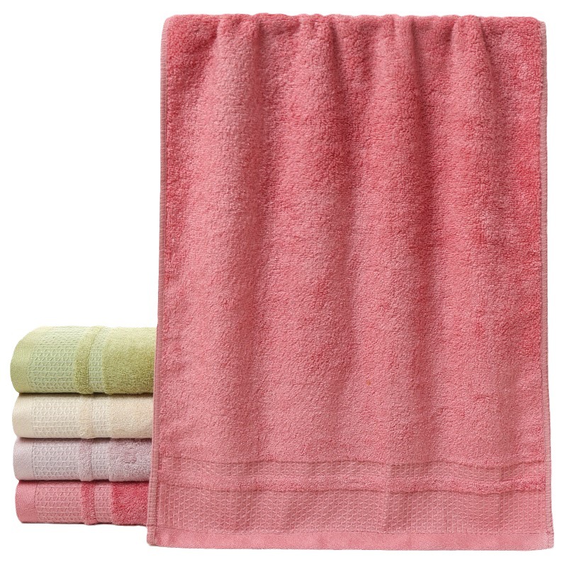 7 Bamboo Fiber Two Section Towel Soft Water Absorption Is Not Easy to Drop Hair Wash Household Face Towel Beach designer towels