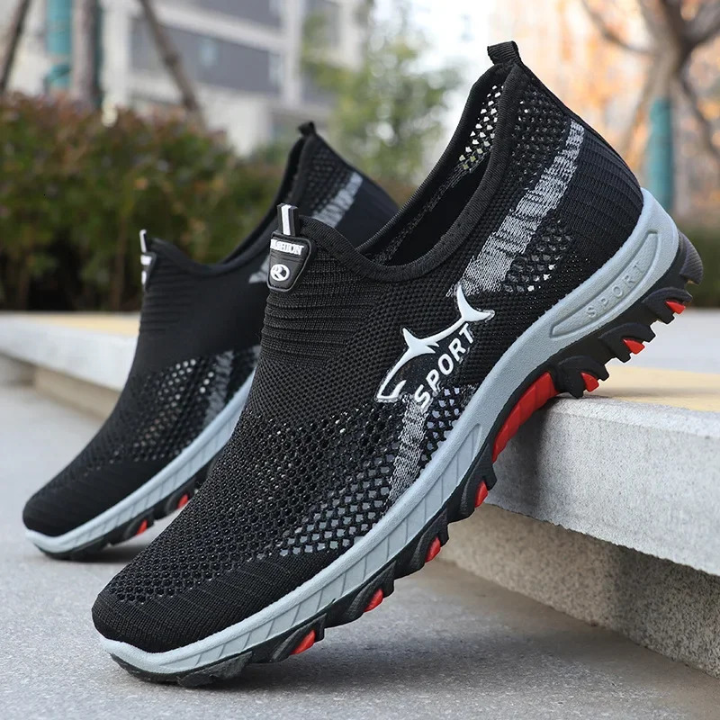 Mens Summer Sneakers Breathable Mesh Sports Shoes Casual 250717