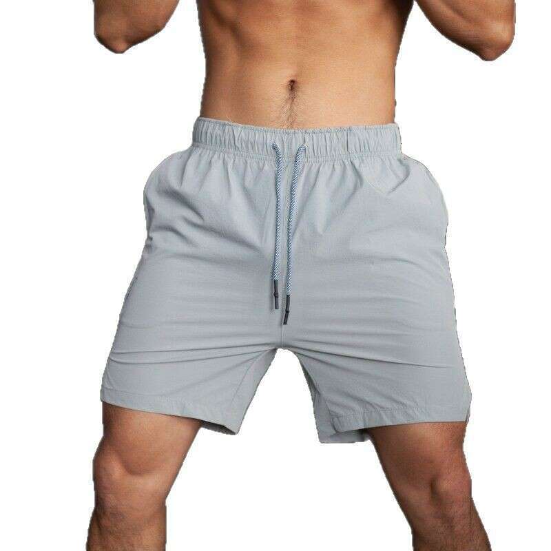 Men's Sports Casual Five-Point Fitness Summer Running Training Quick-Dry Plus Size Breathable Stretch Shorts B5