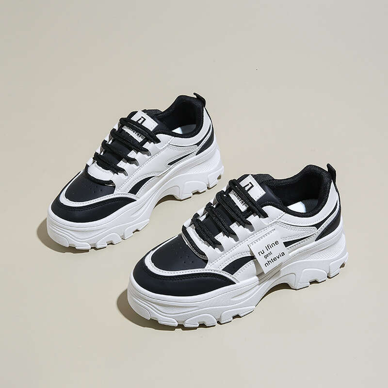 INS Korean Version New Dad Shoes for Women 2024 Autumn Versatile Student Sports Running Casual Thick Sole Free shipping Height Increasing XT150