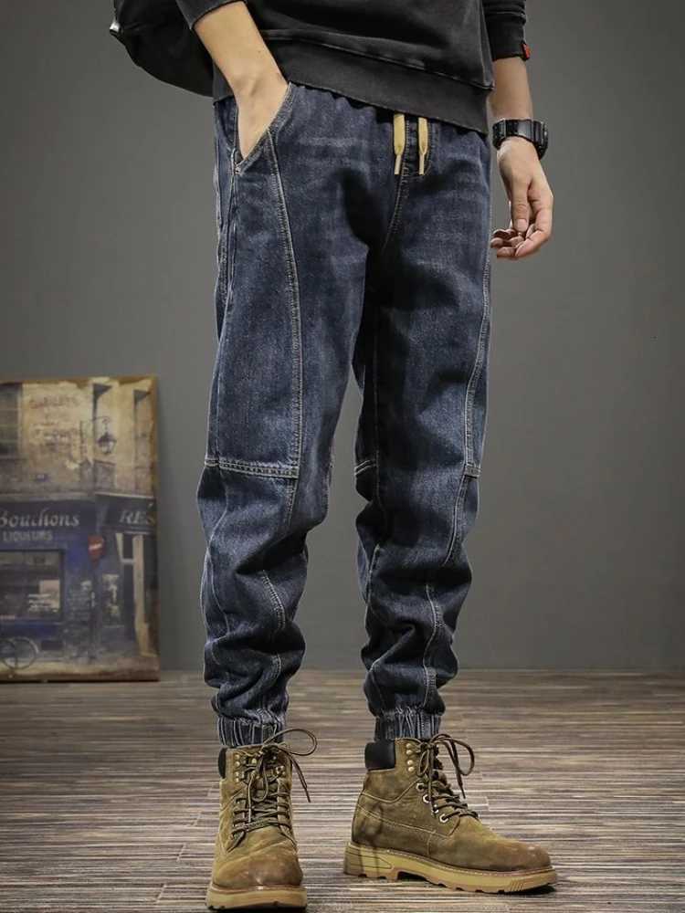 Loose Tapered Man Cowboy Pants Harem Jeans For Men Baggy Y 2k Vintage Stylish 2024 Korean Autumn Trousers Promotion Hot Cheap XS X250718