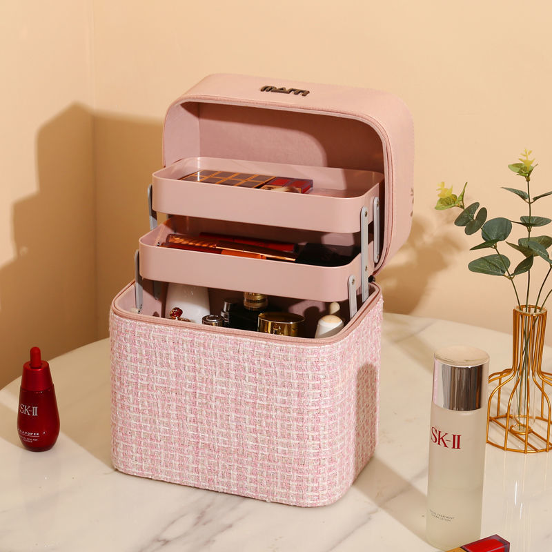 Wholesale Makeup Bag For Women Capacity 2025 New Model Cosmetics Storage Box Portable Super Large Ins Style Bags