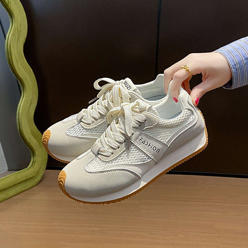 2025 White Sneakers Free shipping for Women Spring New Korean Free shipping Style Female Students Casual Sports Versatile Agan Shoes Street Fashion FS