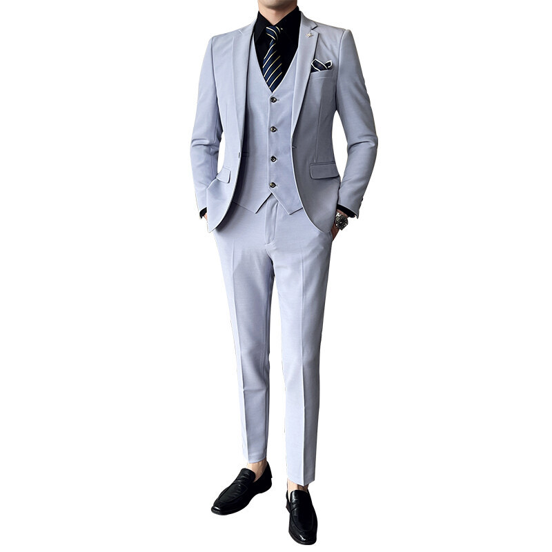 H848Business casual suits for men, groom and groomsmen, wedding banquet dress suits