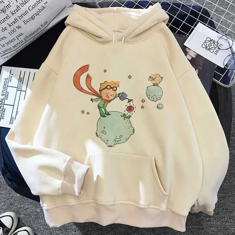 The Little Prince Hoodies Women Long Sleeve Top Anime Harajuku Streetwear Clothes Hood Women Japanese Clothing XJ250717