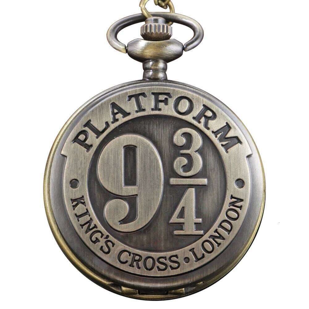 free shipping Bronze Mysterious Number Puzzle Men's and Women's Pendant Quartz Pocket Watch Retro Fashion Necklace Student's Best Gi