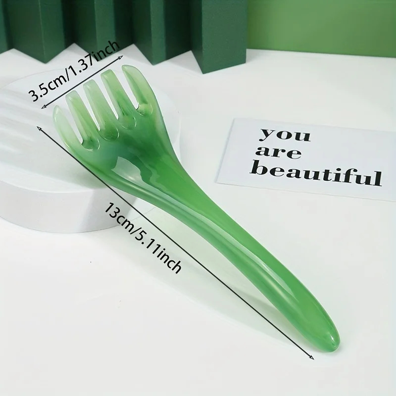 4pcs Five Claw Massage Comb Head Massager Massage Brush Five Tooth Massage Comb Acupoint Meridian Comb 250716