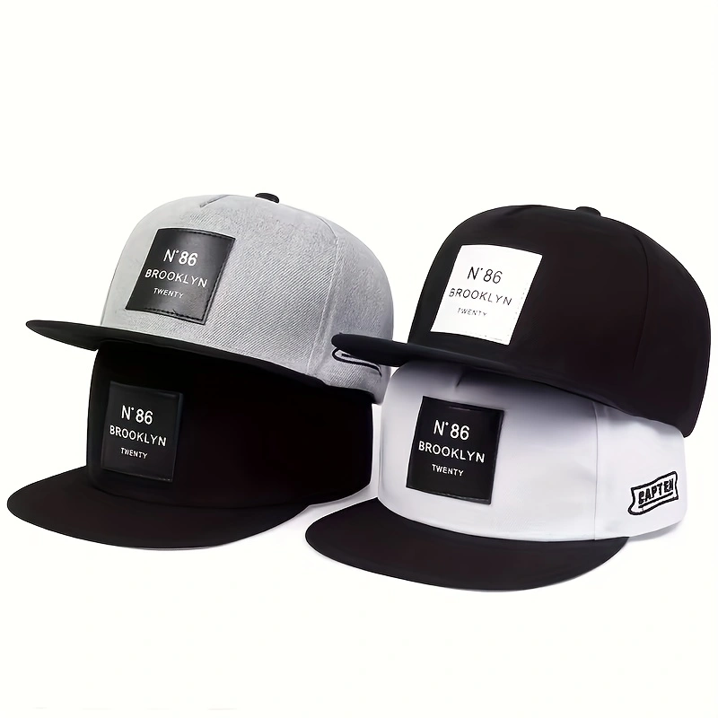 Flat brimmed hat manufacturer customized hip-hop hat popular 58 head circumference
