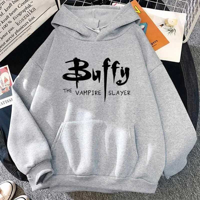 New BUFFY Harajuku hoodie womens long-sleeve casual loose sweatshirt autumn fashion Harajuku hoodie tops XJ250717