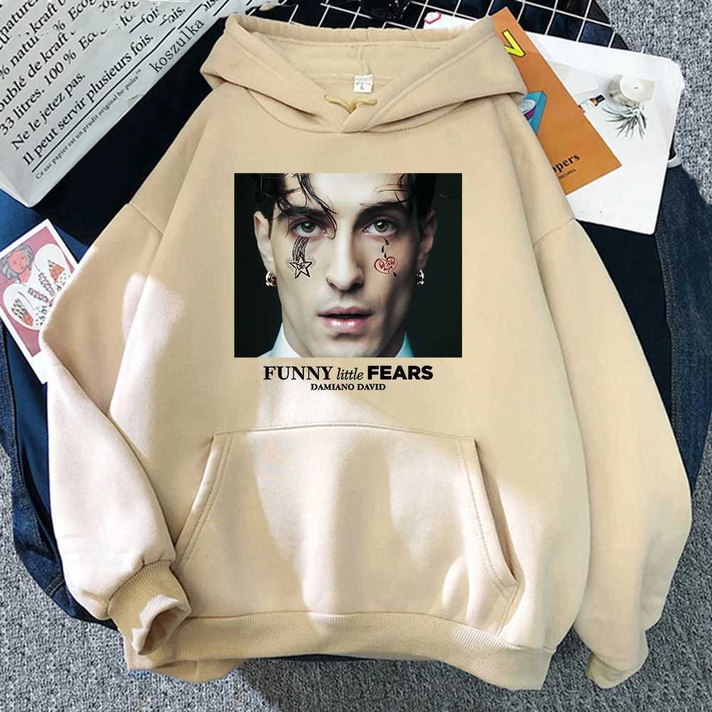 Damiano David Funny Little Fears Hoodie 2025 Next Summer Women/Men Hoodies Autumn Winter Clothes Aesthetic Sweatshirt Vintage XJ250717