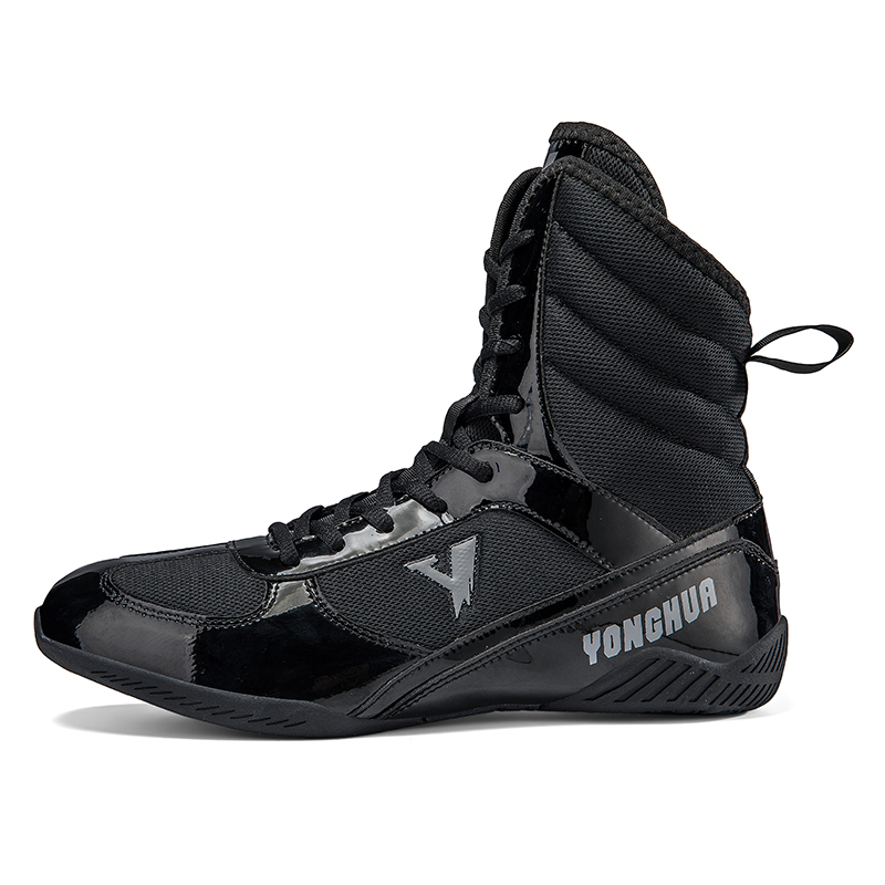 Boxing shoes wrestling high top training fitness Sanda non-slip breathable