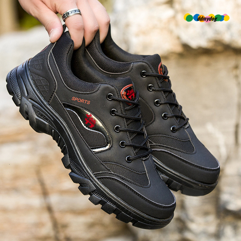 Plus Size Four Seasons Outdoor Hiking Running Sports Casual Men's Breathable Mesh Work Safety Shoes ddmydog