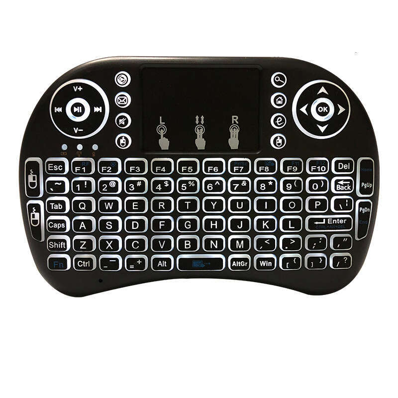 Designer brand flying squirrel mini keyboard remote control dry lithium battery three-color backlight version of the marquee.