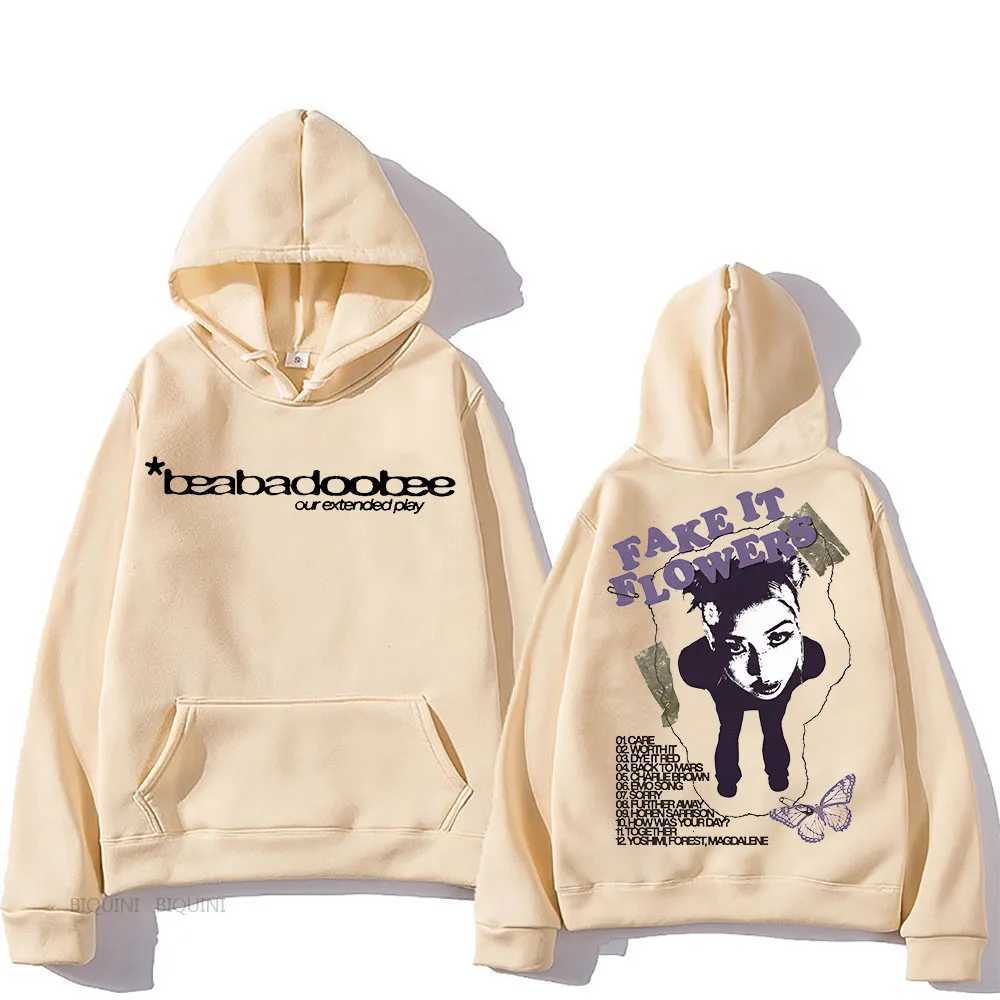 Hooded Sweatshirts Fashion Beabadoo for Autumn/Winter Hip Hop Retro Sweatshirt Long Sleeve Comfortable Womens Pullovers XJ250717