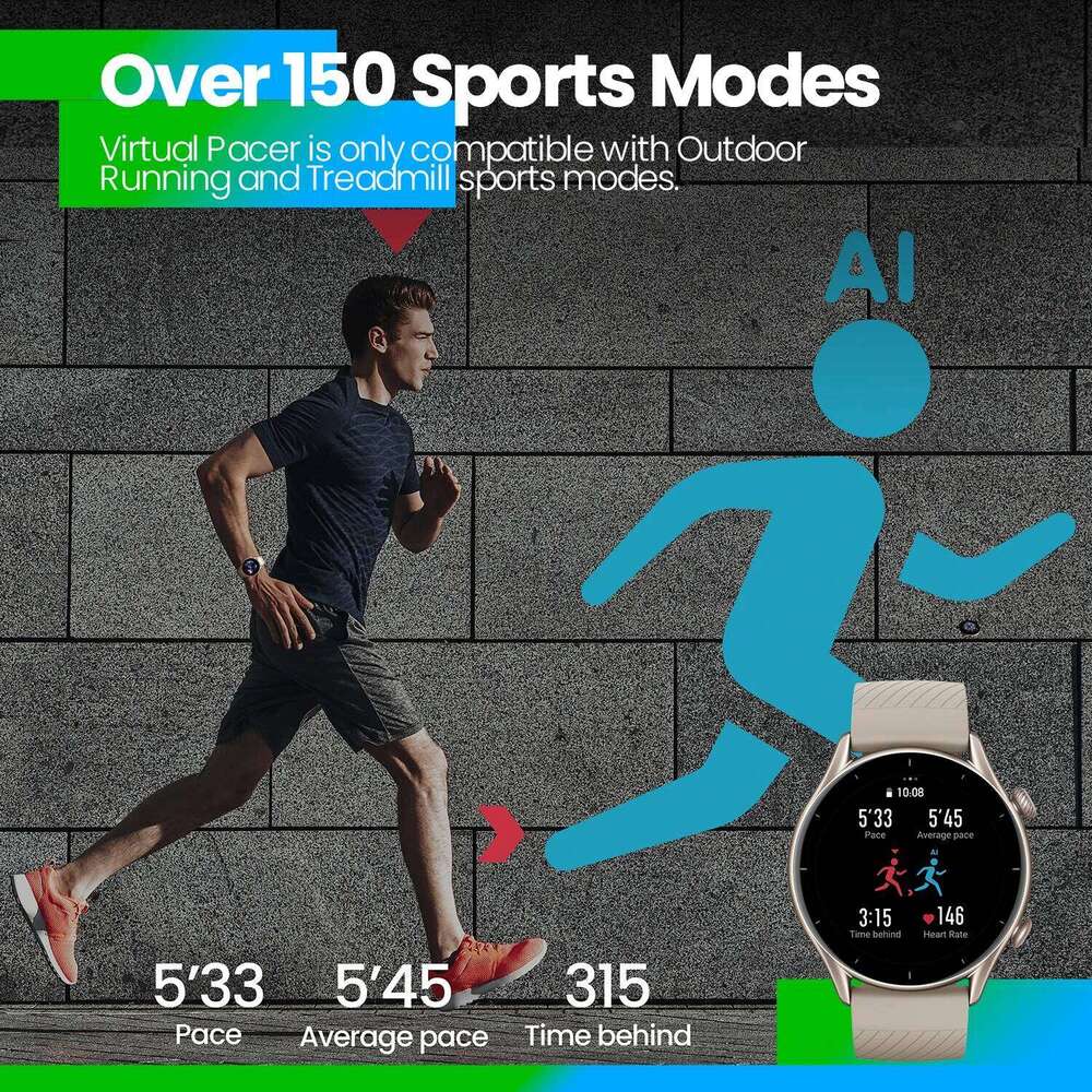 Global Version Amazfit GTR 3 GTR3 GTR-3 Smartwatch 46mm Zepp OS Alexa Built-in GPS Smart Watch Over 150 Sports Modes free shipping