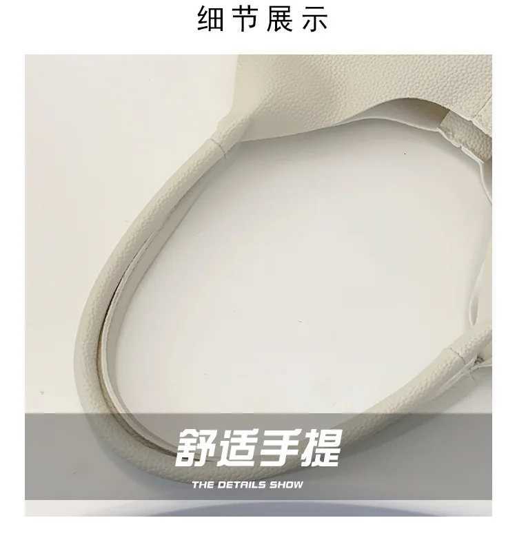 Genuine Leather Commuter Tote Bag Niche Simple Ladies Soft Leather Tote Shoulder Handbag Large Capacity XJ250718