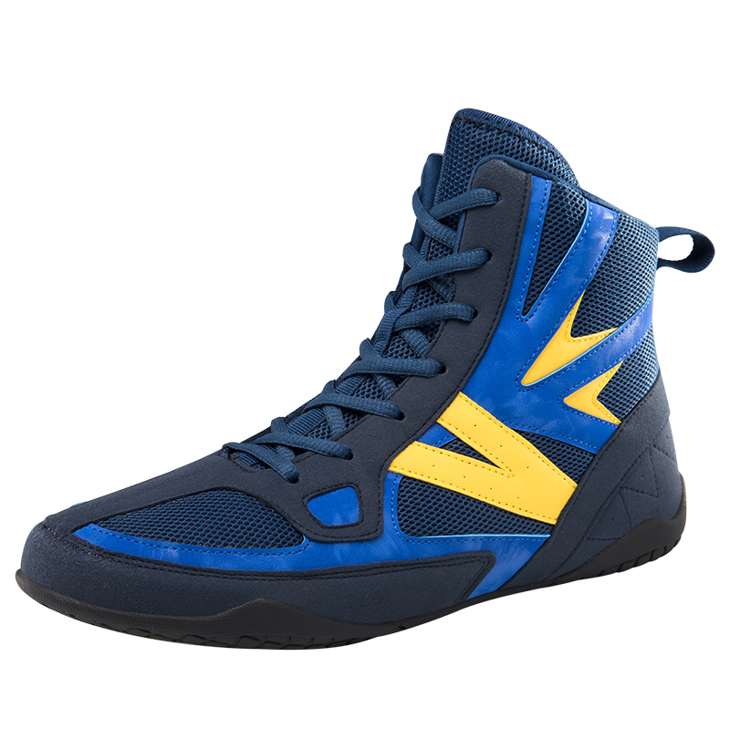 Boxing shoes Sanda shoes training shoes high top squat shoes wear-resistant non slip and breathable