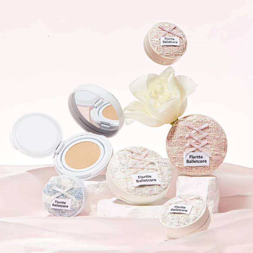 FLORTTE Products Ballet Soft Makeup Matte Foundation Air Cushion BB Cream Oil Control & Holding Base De Maquille X250717