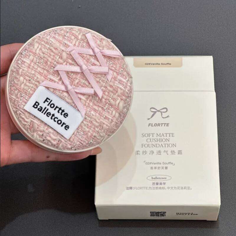 FLORTTE Products Ballet Soft Makeup Matte Foundation Air Cushion BB Cream Oil Control & Holding Base De Maquille X250717