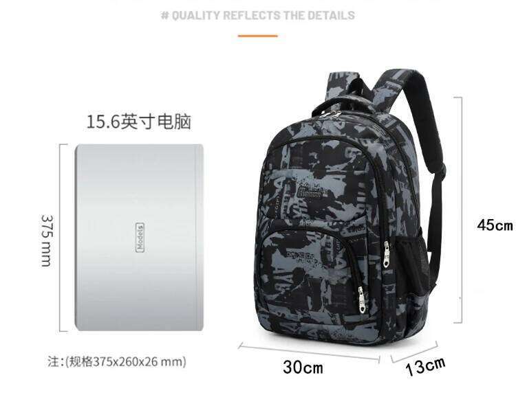 School Bags For Teenagers Travel Camouflage Large Capacity Boys Printing Men Backpack Rucksack Kids Cute Bookbag