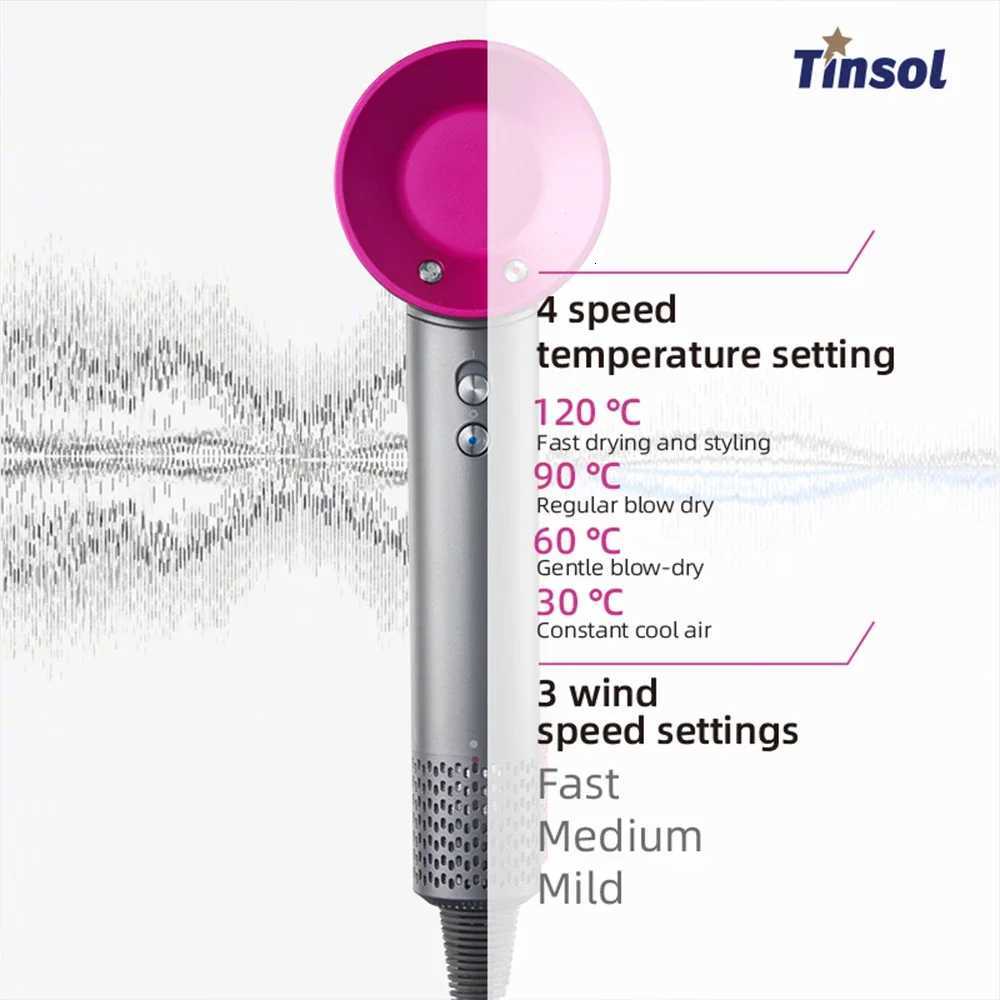 2025 New Leafless Hair Dryers Professional Blow Dryer Negative Ionic Blow Hair Dryer For Home Appliance With Salon Style W250718