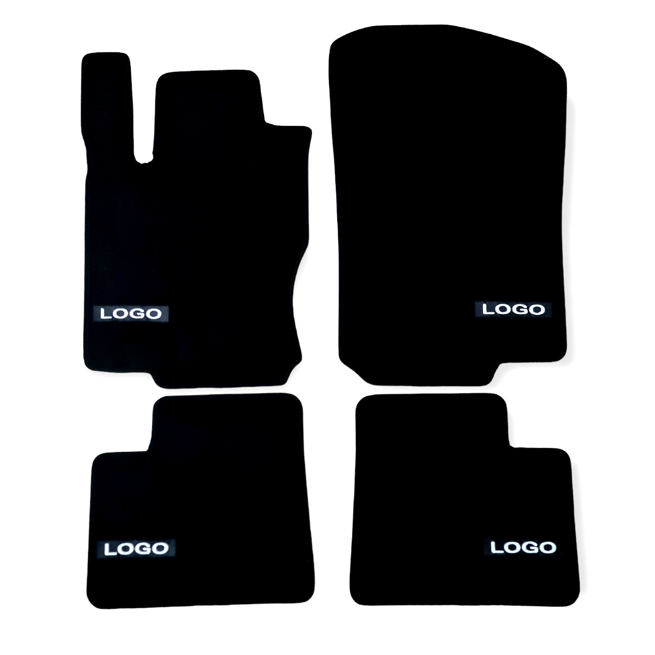 Velour Car Floor Mats For Mercedes ML AMG W166 Auto Liners Waterproof Black New
