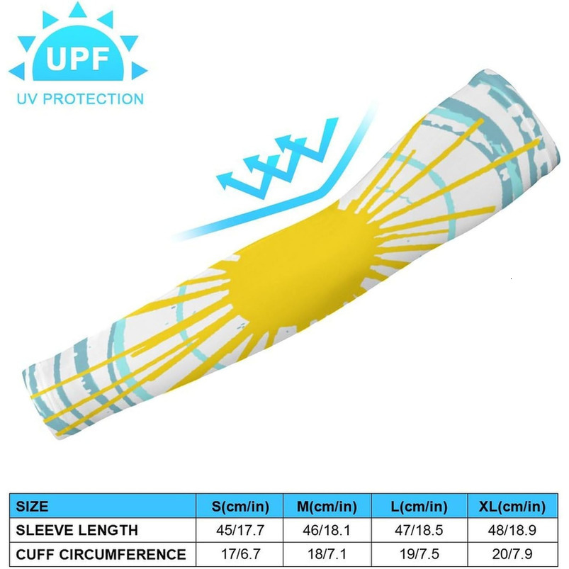 Mud Print Style UV Protection Ice Silk Sunscreen Sleeve, Outdoor Summer Sports