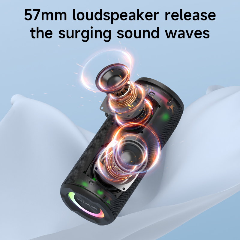 Durable Portability Meets Amplified Sound Experience ZEALOT S51PRO bluetooth speaker Upgraded Bass Performance.