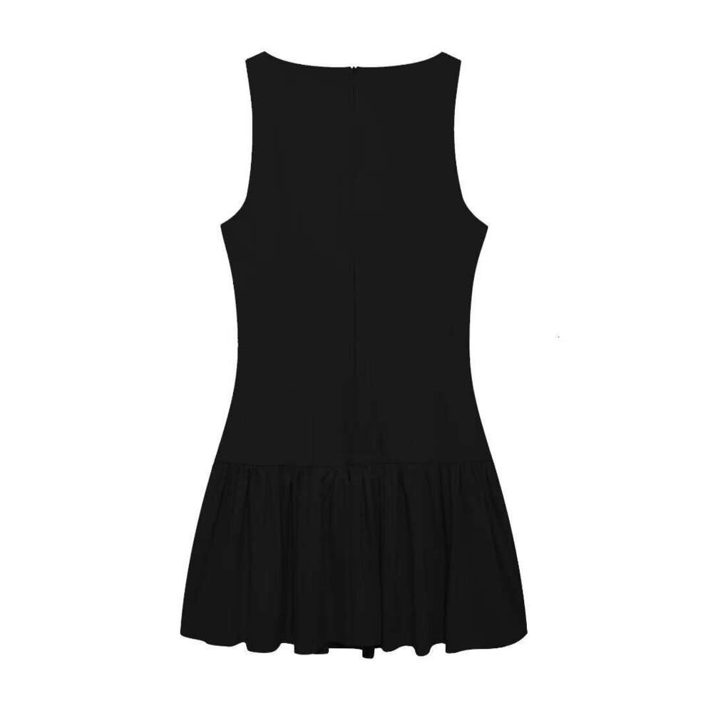 TRAFZAINS Spring New Style Five-Color Bowknot Sleeveless Short Dress B5