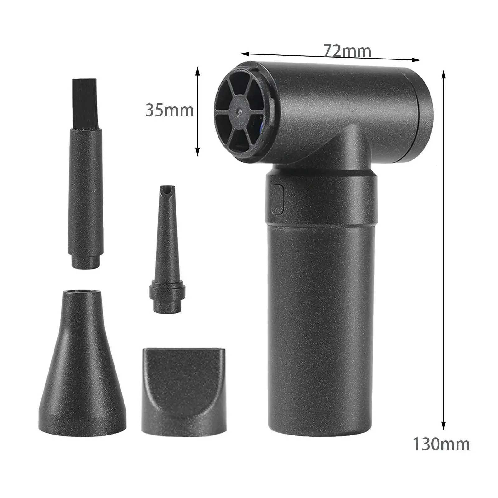 Portable Wireless Blow Dryer for Home Travel Hair Dryer USB Rechargeable Lightweight Multifunctional Fast Drying Air Duster W250718