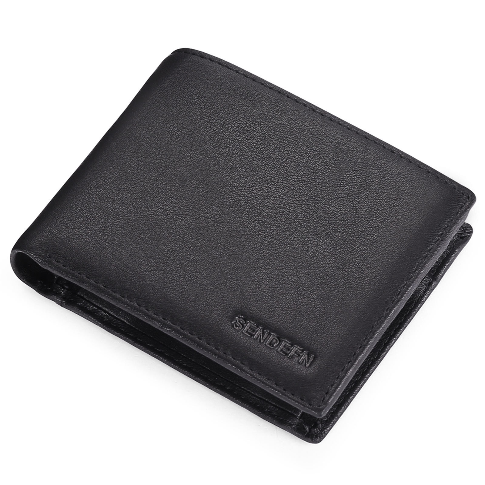 Wallet New Mens Soft Leather Wallet 70% off Korean Version Open Wallet Genuine Leather Coin Purse Card Holder