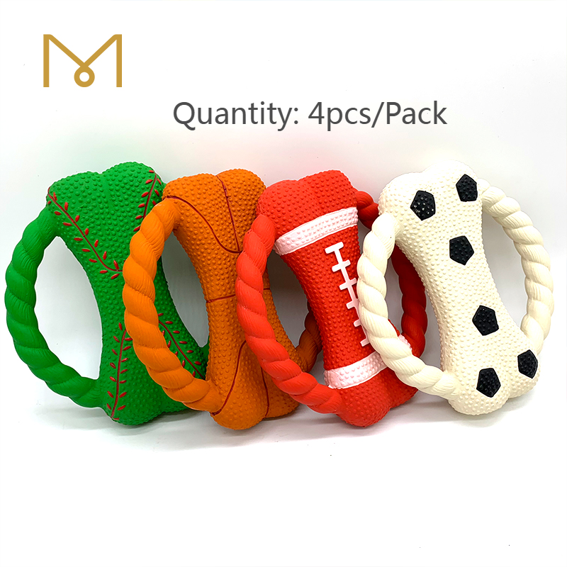 Flying Bone Dog Catch Toy Shape Interactive Indestructible Dog Flyer Soft Lightweight Dog Catch and Fetch Toys for Medium Large Dogs 4pcs/Pack