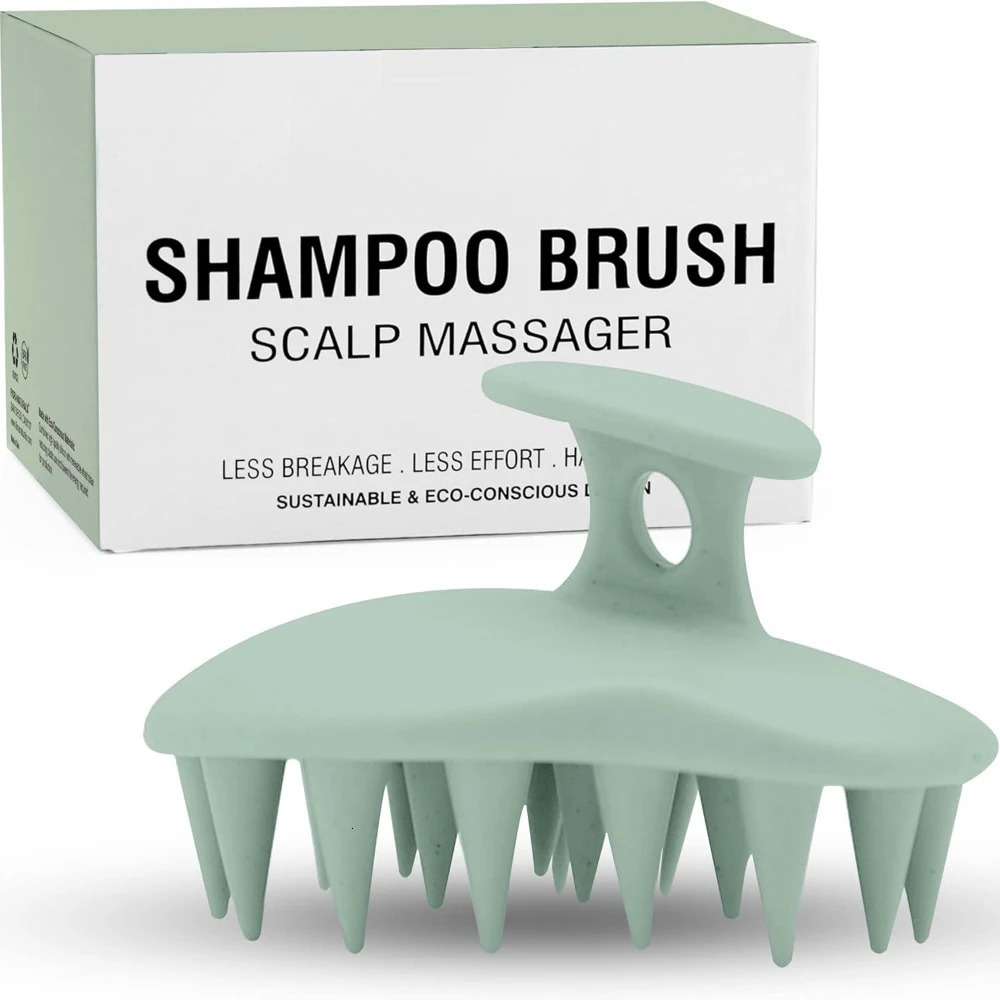 Scalp massage silicone scalp scrubber and exfoliator for dandruff and scalp brush for wet and dry hair 250716