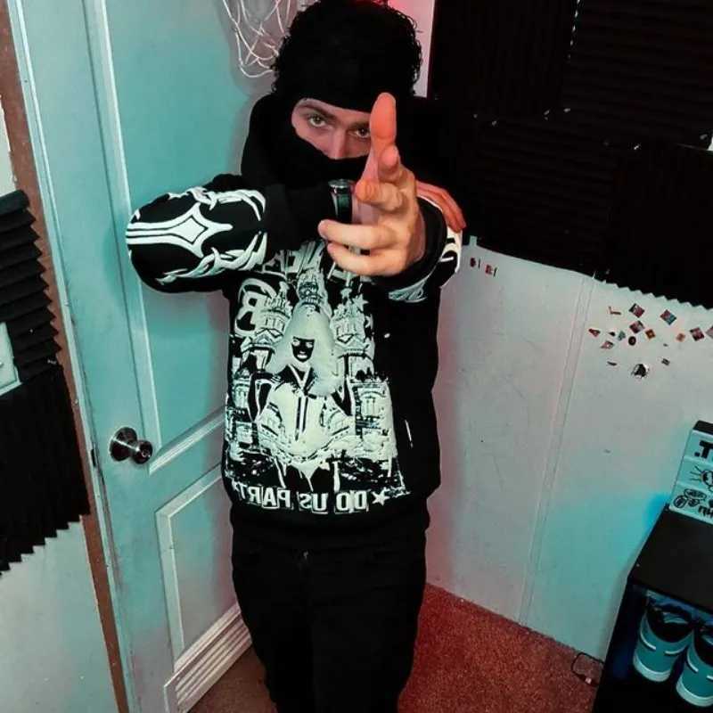 2K Hoodies Women Harajuku Letter Print Loose Sweatshirt Trousers Hip Hop Punk Long Sleeve Pocket Men Tops Sweat Streetwear XJ250717