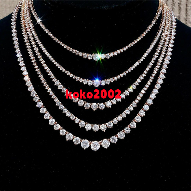 Wholesale Price Fine Jewelry Bracelet Silver 925 Gold Plated VVS Certificate Moissanite Tennis Chain Jewelry Sets Dropshipping