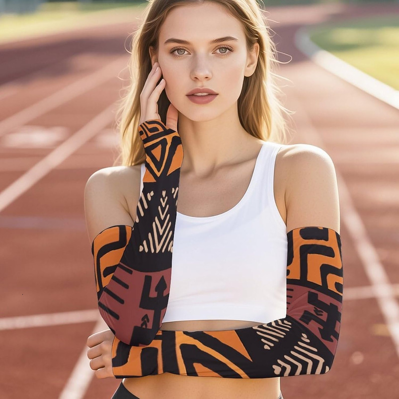 Arrow Black UV Protection Ice Silk Sunscreen Sleeve, Outdoor Summer Sports