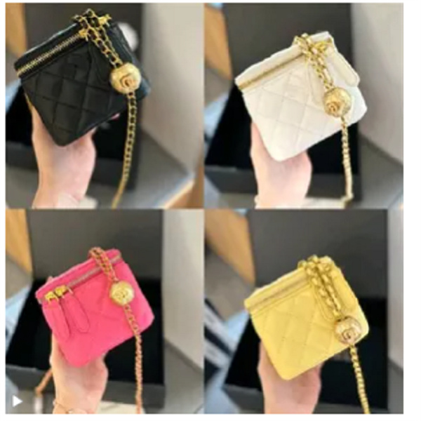 Cases Makeup bag Designer bag Vanity Bag Mini Cosmetic Bag Crossbody Shoulder Designer Tiny Cosmetic Nano Make Up Bags Coin Purse Wallet width 9cm 8A