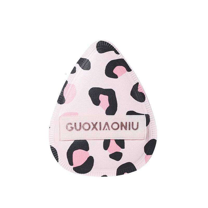 GUOXIAONIU Leopard Chocolate Air Cushion Flocking Thumb Puff Loose Wet & Dry No Powder Eating X250718