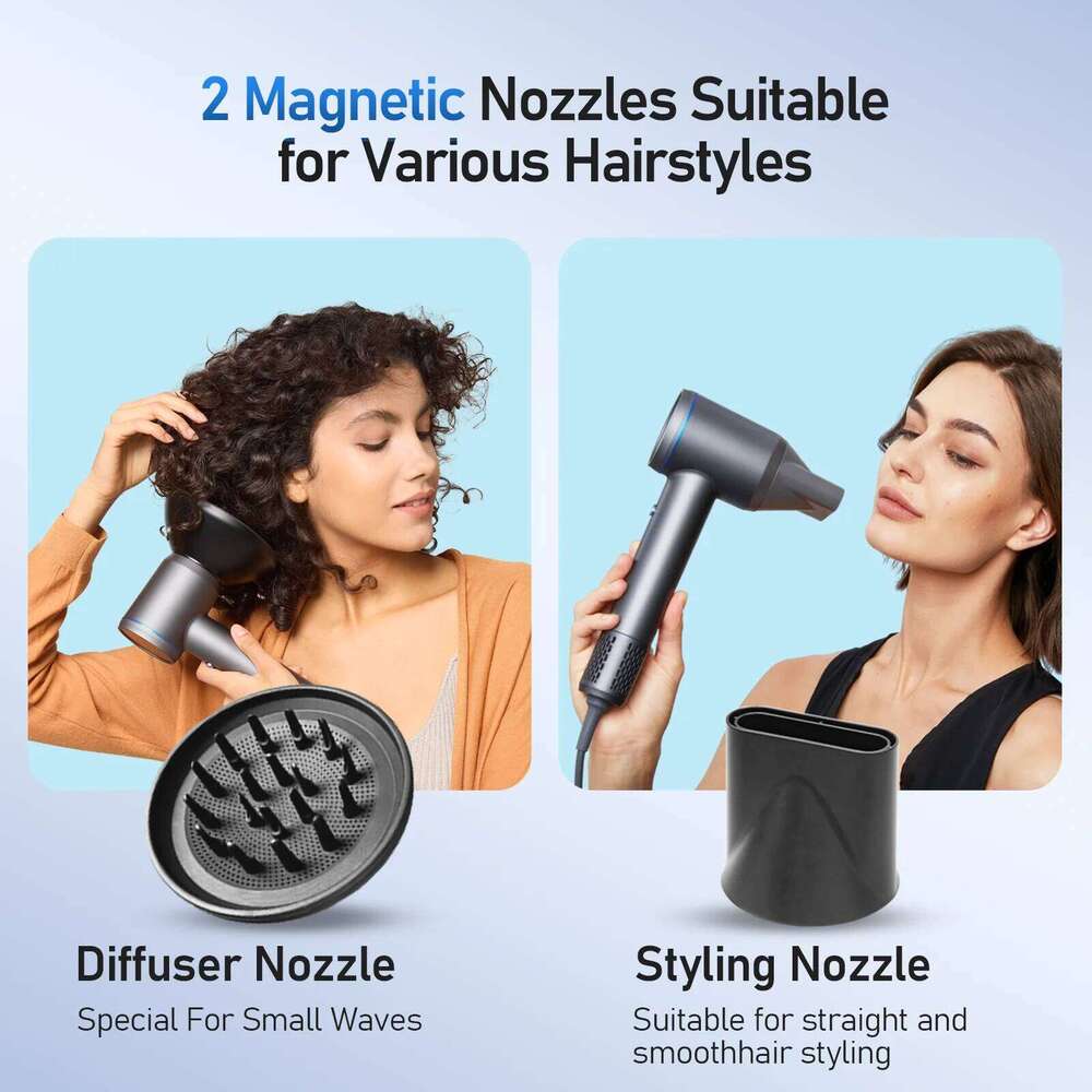 Professional bladeless 120v professional negative ion 1400w fast drying travel home hair dryer