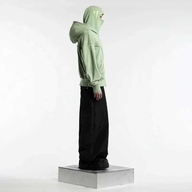 2K Harajuku Zip Up Hoodie Vintage Pattern High Quality Oversized Sweatshirt Gothic Casual Men Women Hip Hop Fashion Streetwear X250718