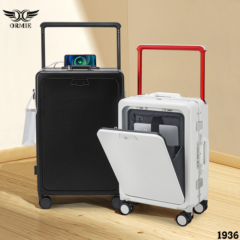 Front Accessible Duffle Style Backpack - Equipped With Rechargeable USB Ports & Spacious Interior Organizers