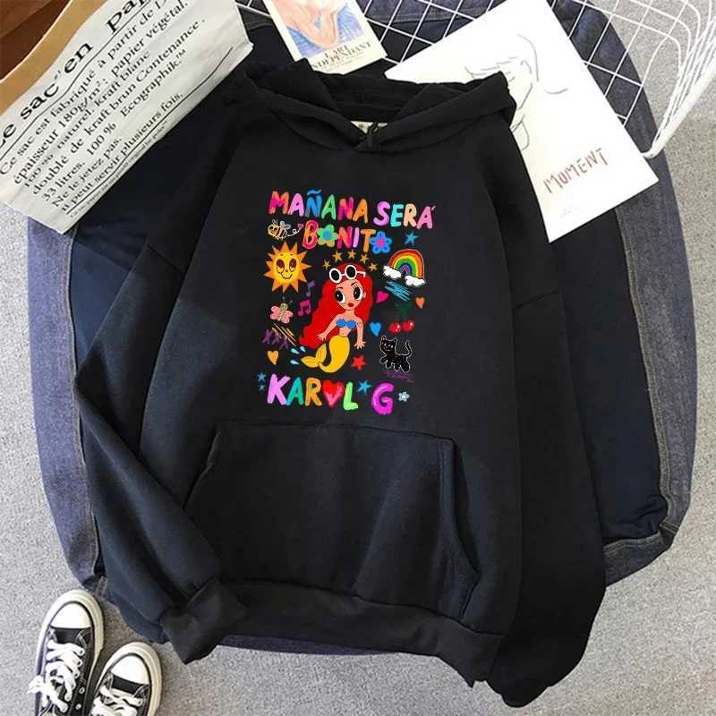 90s Y2k Sweatshirt Woman Hoodie by Sera Bonito Bichota Karol G Hoodies Women Graphic Trendy Clothing Streetwear XJ250717