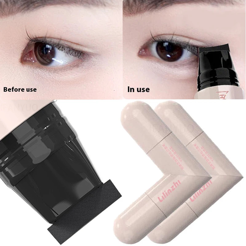 Lazy Integrated Eyeliner Stamp Symmetric Precise Outline Seal Lasting Waterproof Liquid Eye Liner Pen Extended Eye Tail Makeup 250717