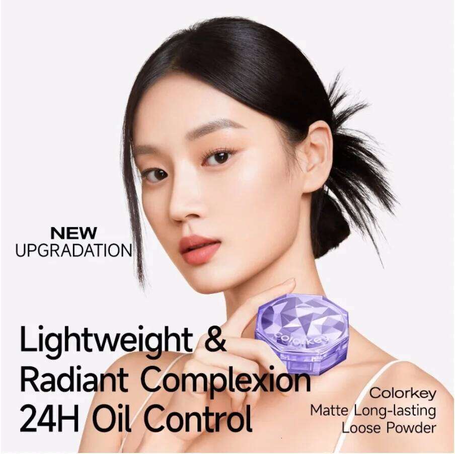 Colorkey Long-lasting Losse Powder Matte Brighten Oil Control Lightweight Face Makeup 8g Cosmetics X250717