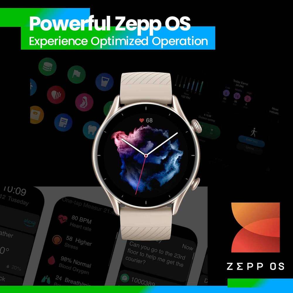 Global Version Amazfit GTR 3 GTR3 GTR-3 Smartwatch 46mm Zepp OS Alexa Built-in GPS Smart Watch Over 150 Sports Modes free shipping