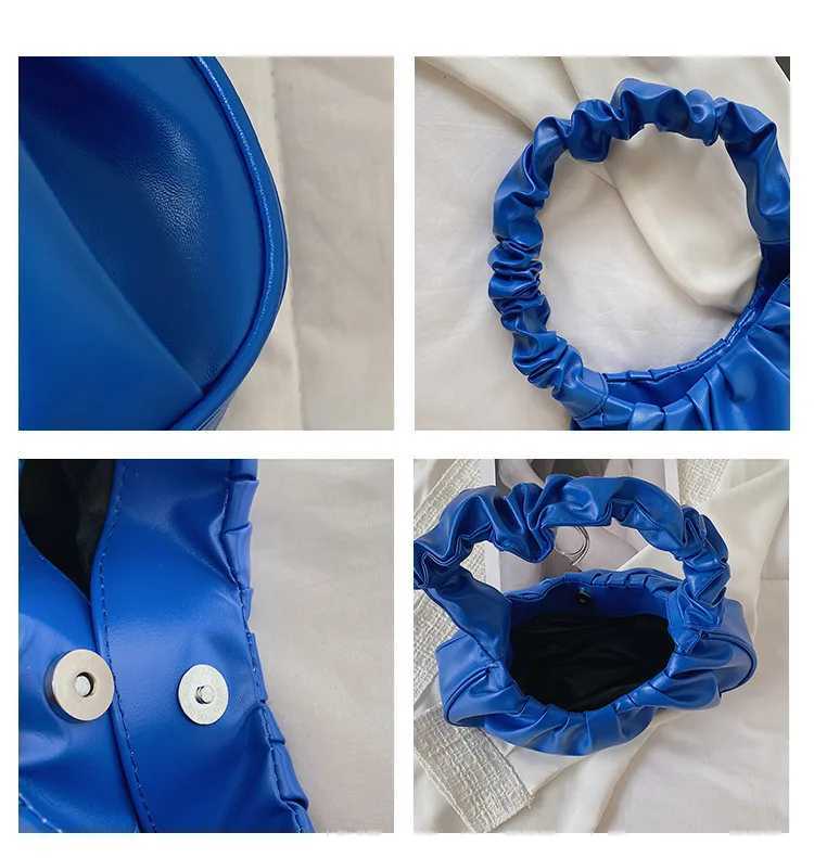 Fi Pleated Handlebags For Women PU Cloud Bags Leisure Armpit Bag Shopping Shoulder Bags Dumpling Handbag Female Handbags XJ250718