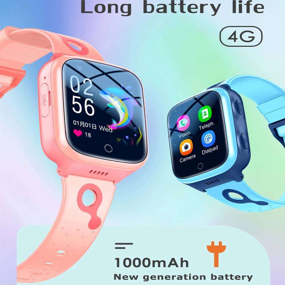 KGG 4G Smart Kids GPS WiFi 1000mAh Video Tracker Location SOS Call Back Monitor Phone Watch Smartwatch Children Gifts free shipping