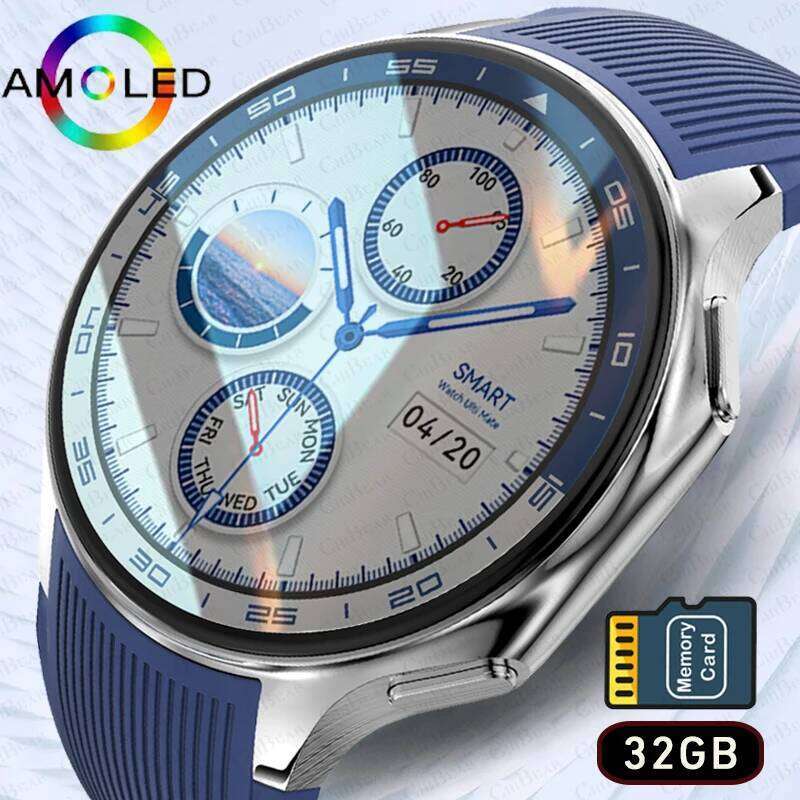 2024 New For HUAWEI IOS X High-End Business Watch 32G Large Memory Album Smartwatch Men Sports Fiess Waterproof Bracelet free shipping