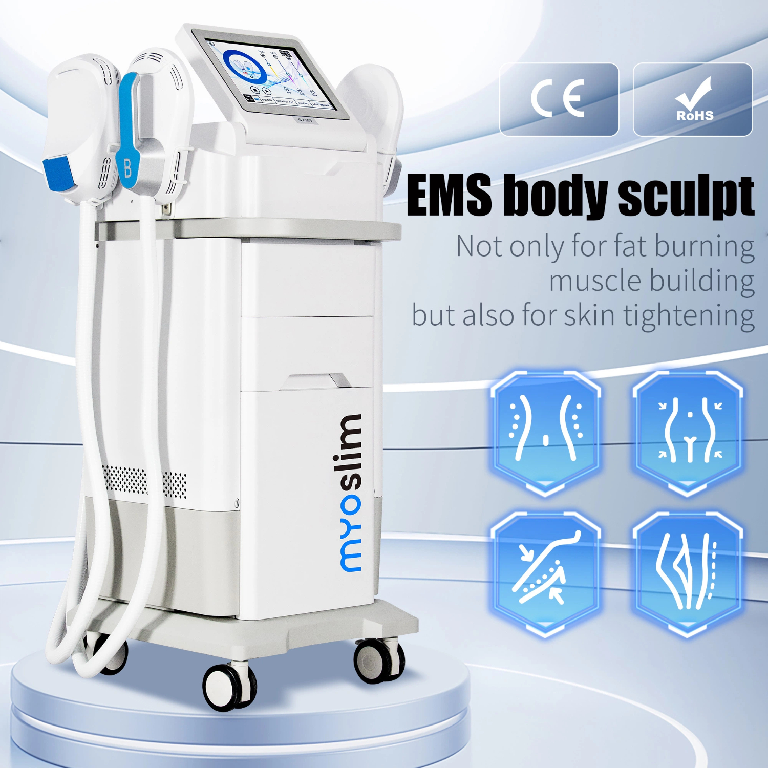 Myoslim RF EMS Machine Ultra Nova Professional Body Sculpting Muscle Training Stimulation