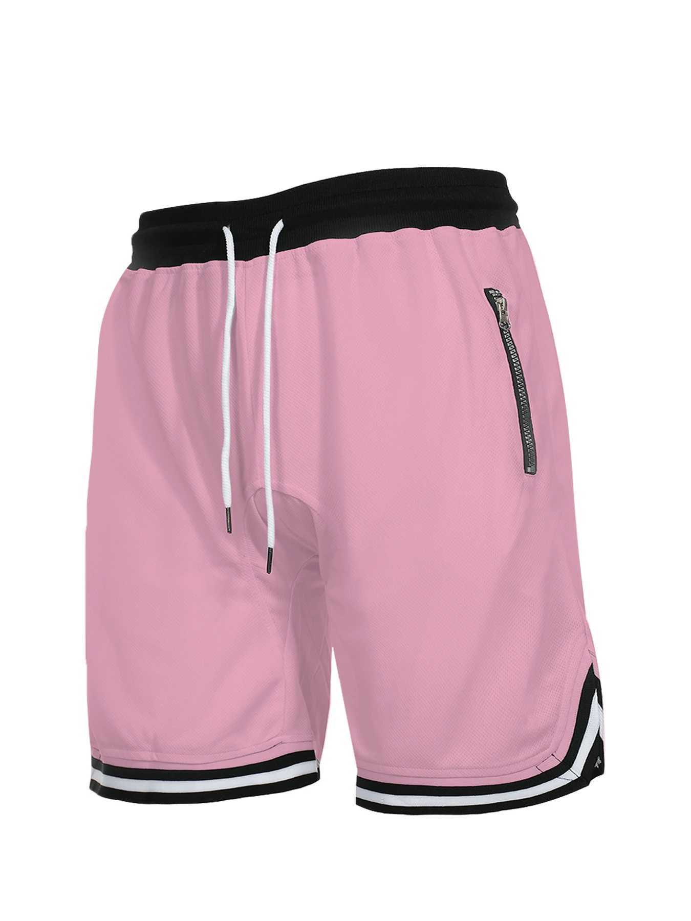 Mens Sports Basketball Shorts Mesh Quick Dry Gym Shorts for Summer Loose Type Elastic Waist Drawstring Casual Shorts Pants W250718
